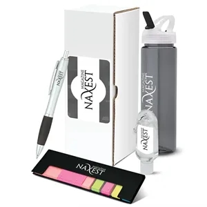 Lounge 4-Piece Trade Show Gift Set | https://www.bestnamebadges.com