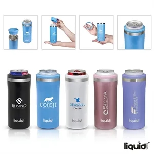 Liquid Fusion® 12 oz. Double Wall, Stainless Steel Skinny... | https://www.bestnamebadges.com