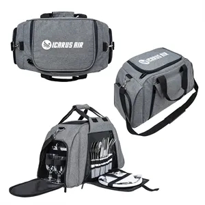 Genoa 4 Person Picnic Duffel Cooler Bag | https://www.bestnamebadges.com