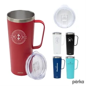 Perka® Winston 28 oz. Double Wall, Stainless Steel Travel... | https://www.bestnamebadges.com