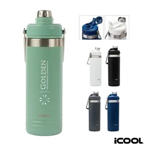 iCOOL® Lakewood 24 oz. Double Wall, Stainless Steel Bottle | https://www.bestnamebadges.com
