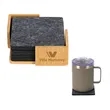 Redmond 6pc Recycled Felt Coaster Set | https://www.bestnamebadges.com