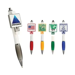Puzzle Plunge-Action Ballpoint Pen | https://www.bestnamebadges.com