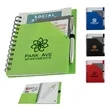 Trapezoid Junior Notebook w/ Stylus Pen | https://www.bestnamebadges.com