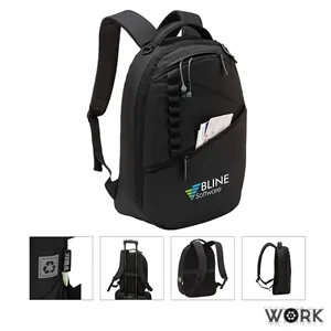 WORK® Birmingham RPET Backpack | https://www.bestnamebadges.com