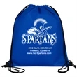 13" W x 16"H Economy Drawstring Cinch Pack Backpack | https://www.bestnamebadges.com