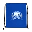 13" W x 16"H Economy Drawstring Cinch Pack Backpack | https://www.bestnamebadges.com