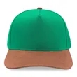 5 Panel Suede Cap | https://www.bestnamebadges.com