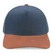 5 Panel Suede Cap | https://www.bestnamebadges.com