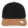 5 Panel Suede Corduroy Cap | https://www.bestnamebadges.com