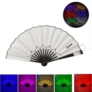 Glow in the Dark LED Folding Hand Fan
