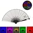Glow in the Dark LED Folding Hand Fan | https://www.bestnamebadges.com