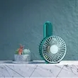 Compact Handheld Fan with Foldable Desktop Stand | https://www.bestnamebadges.com