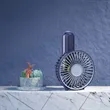 Compact Handheld Fan with Foldable Desktop Stand | https://www.bestnamebadges.com