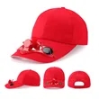 Solar Powered Fan Hat | https://www.bestnamebadges.com