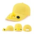 Solar Powered Fan Hat | https://www.bestnamebadges.com