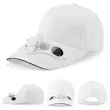 Solar Powered Fan Hat | https://www.bestnamebadges.com