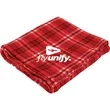 Plaid Fleece Blanket | https://www.bestnamebadges.com