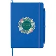 FSC® Mix 5" x 7" Prime Notebook With Pen | https://www.bestnamebadges.com