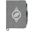 FSC® Mix 5" x 7" Heathered Bound Notebook | https://www.bestnamebadges.com