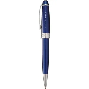Cross® Bailey Blue Lacquer Ballpoint | https://www.bestnamebadges.com