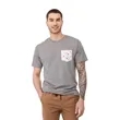 Men's MONROE Short Sleeve Pocket Tee | https://www.bestnamebadges.com