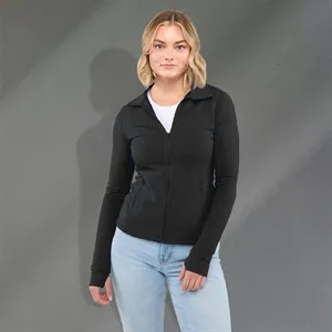 LYON Eco Stretch Knit Full Zip - Women's | https://www.bestnamebadges.com