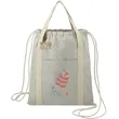 Repose 5oz. Recycled Cotton Drawstring Bag | https://www.bestnamebadges.com