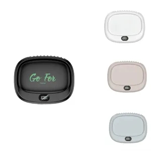 Portable Rechargeable Neck Fan with Digital Display