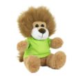 FLUFFY THE FIERCE 6 Plush Teddy Lion | https://www.bestnamebadges.com