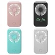 Rechargeable Mini Desk Fan | https://www.bestnamebadges.com