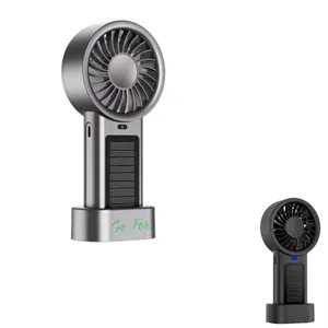 Solar Powered Portable Handheld Fan