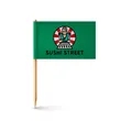 Custom Paper Toothpick Flags - Style A Flag Size 1.5" x 2.5" | https://www.bestnamebadges.com