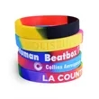 1/2" Segmented Silicone Wristbands | https://www.bestnamebadges.com