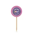 Custom Paper Toothpick Flags - Style E Flag Size 1.5" Dia.
