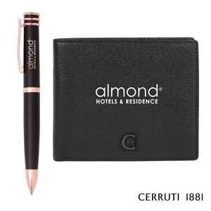 Cerruti 1881® Bond Card Wallet & Austin Ballpoint Pen Set | https://www.bestnamebadges.com