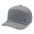 7 Panel Performance Golf Rope Trucker Cap w/Perforated Mesh | https://www.bestnamebadges.com
