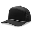 7 Panel Performance Golf Rope Trucker Cap w/Perforated Mesh | https://www.bestnamebadges.com