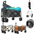Collapsible Foldable camping beach Wagon | https://www.bestnamebadges.com
