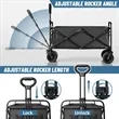 Collapsible Foldable camping beach Wagon | https://www.bestnamebadges.com