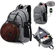 Basketball Backpack Soccer Bag with Ball Compartment | https://www.bestnamebadges.com