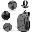 Basketball Backpack Soccer Bag with Ball Compartment | https://www.bestnamebadges.com