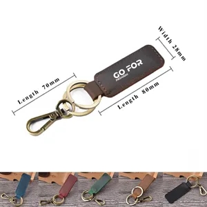 Personalized Leather Key Chain
