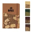 A5 Cork Pocket PU Notebook with Strap | https://www.bestnamebadges.com