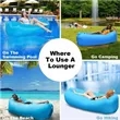 Inflatable Lounger Air Couch | https://www.bestnamebadges.com