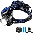 USB Charging  LED Headlamp | https://www.bestnamebadges.com