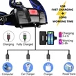 USB Charging  LED Headlamp | https://www.bestnamebadges.com