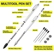 Multi-Tool Pens with LED Light | https://www.bestnamebadges.com