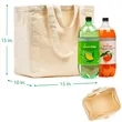 Canvas Grocery Bag | https://www.bestnamebadges.com