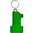 Number One Soft Plastic Keychains | https://www.bestnamebadges.com
